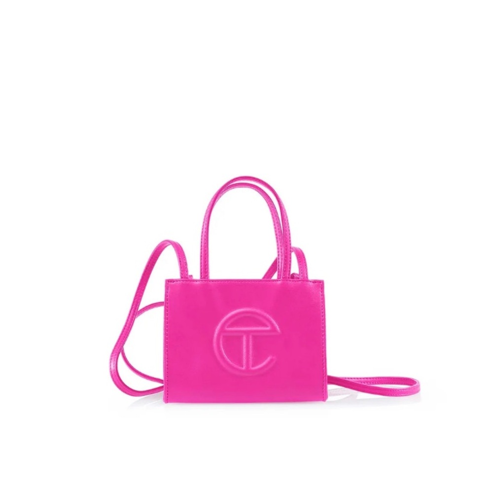 Telfar Pink Mini Shopping Bag